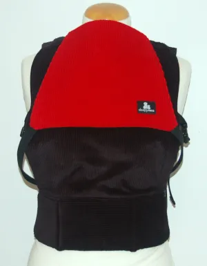 Comfy Cord in black and red Baby Carrier