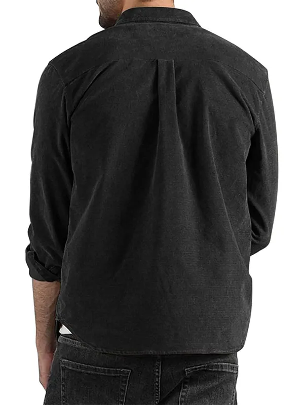 Corduroy Men's Shirt for Smart-Casual Look