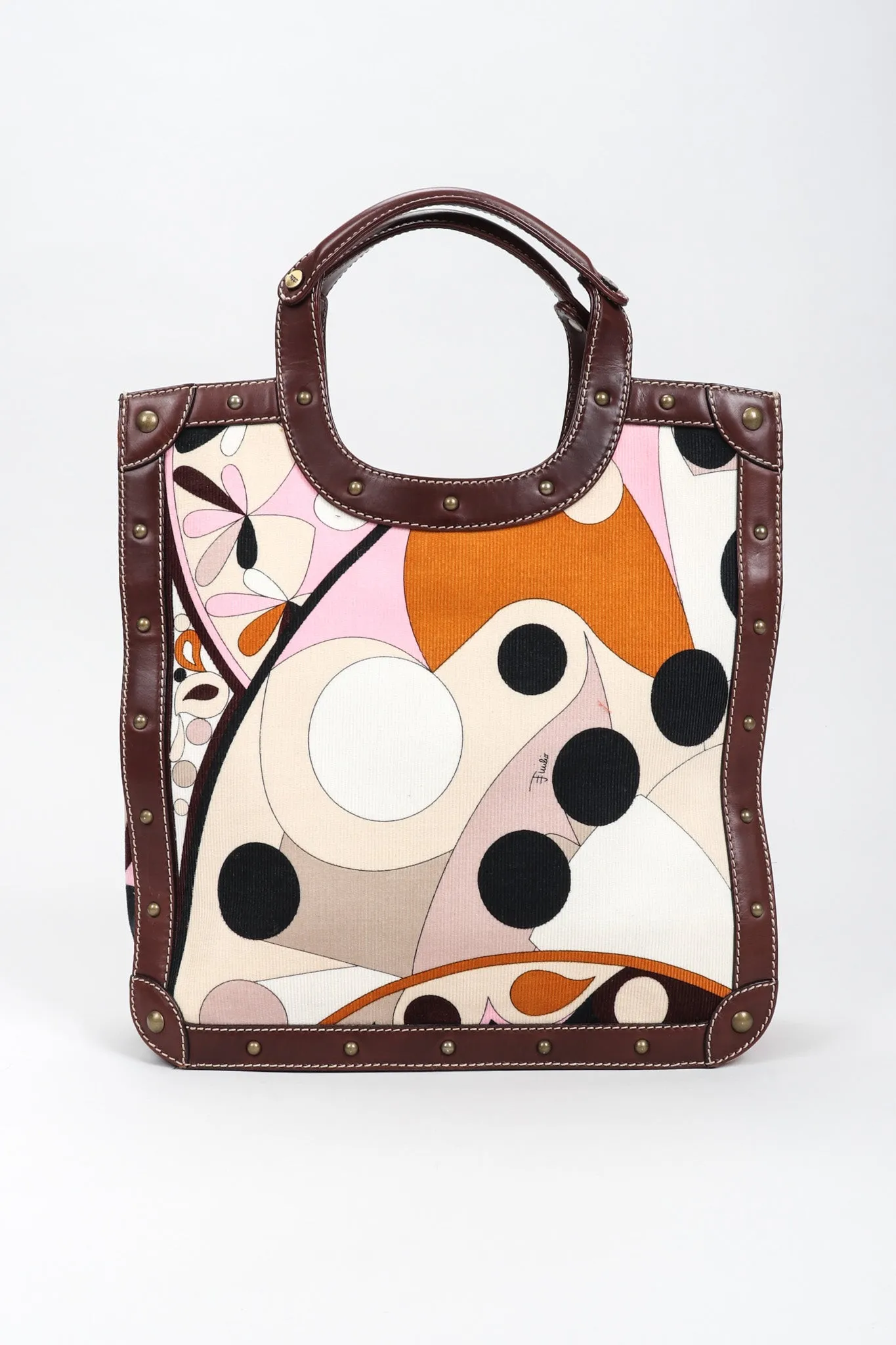 Corduroy Print Tote Bag
