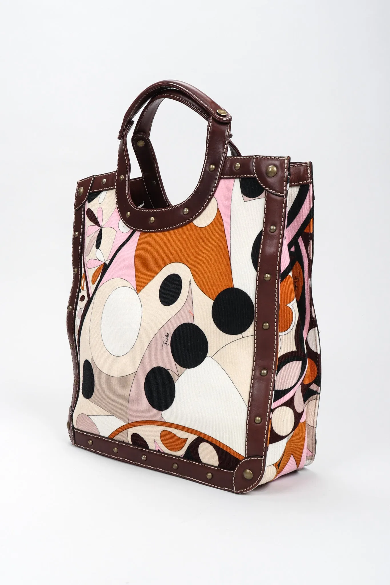 Corduroy Print Tote Bag