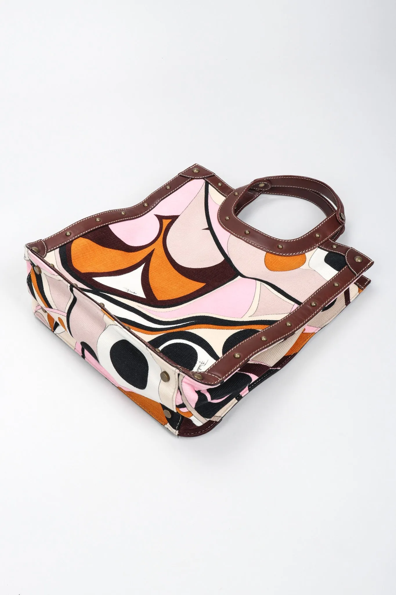 Corduroy Print Tote Bag