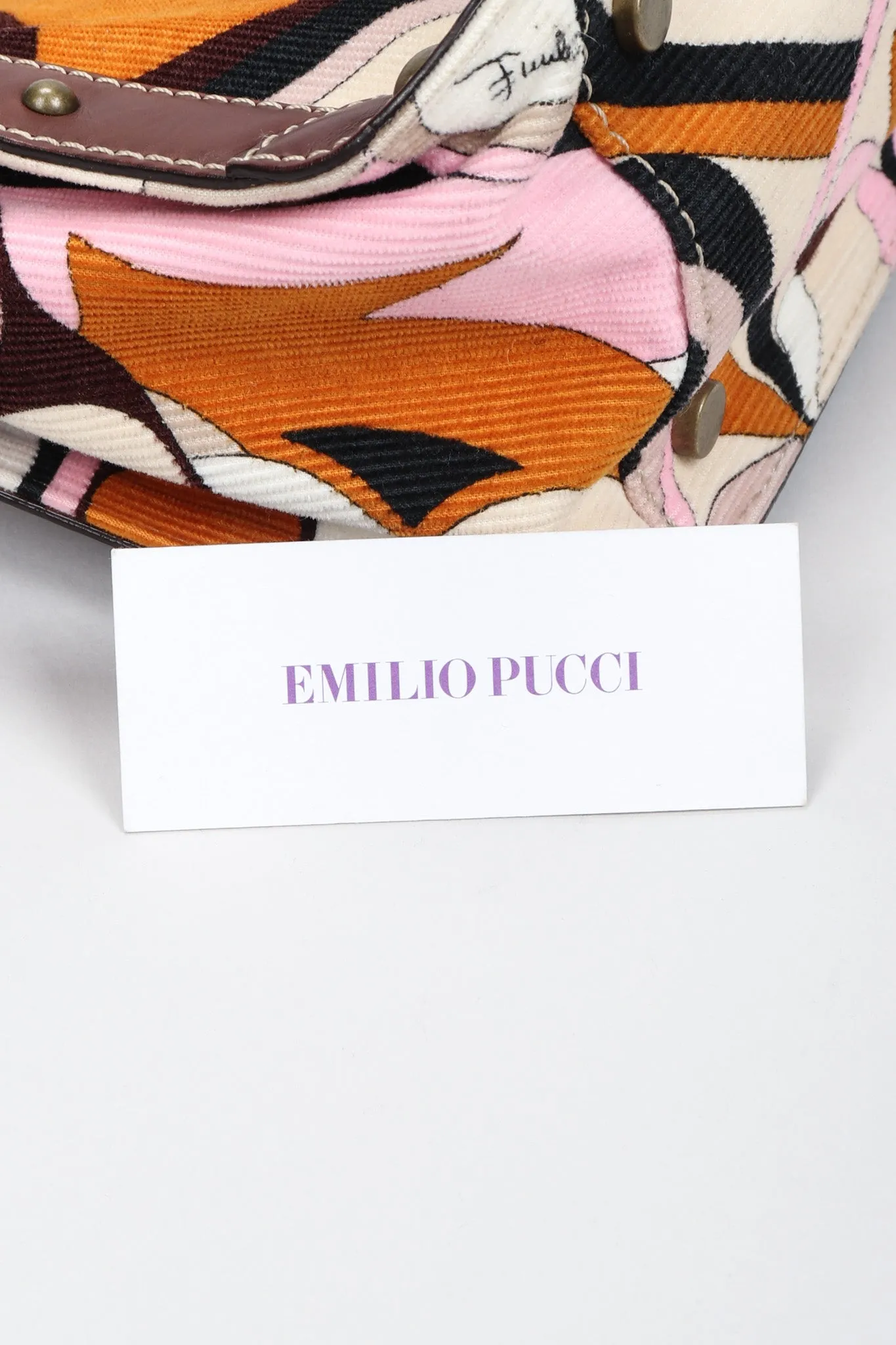 Corduroy Print Tote Bag