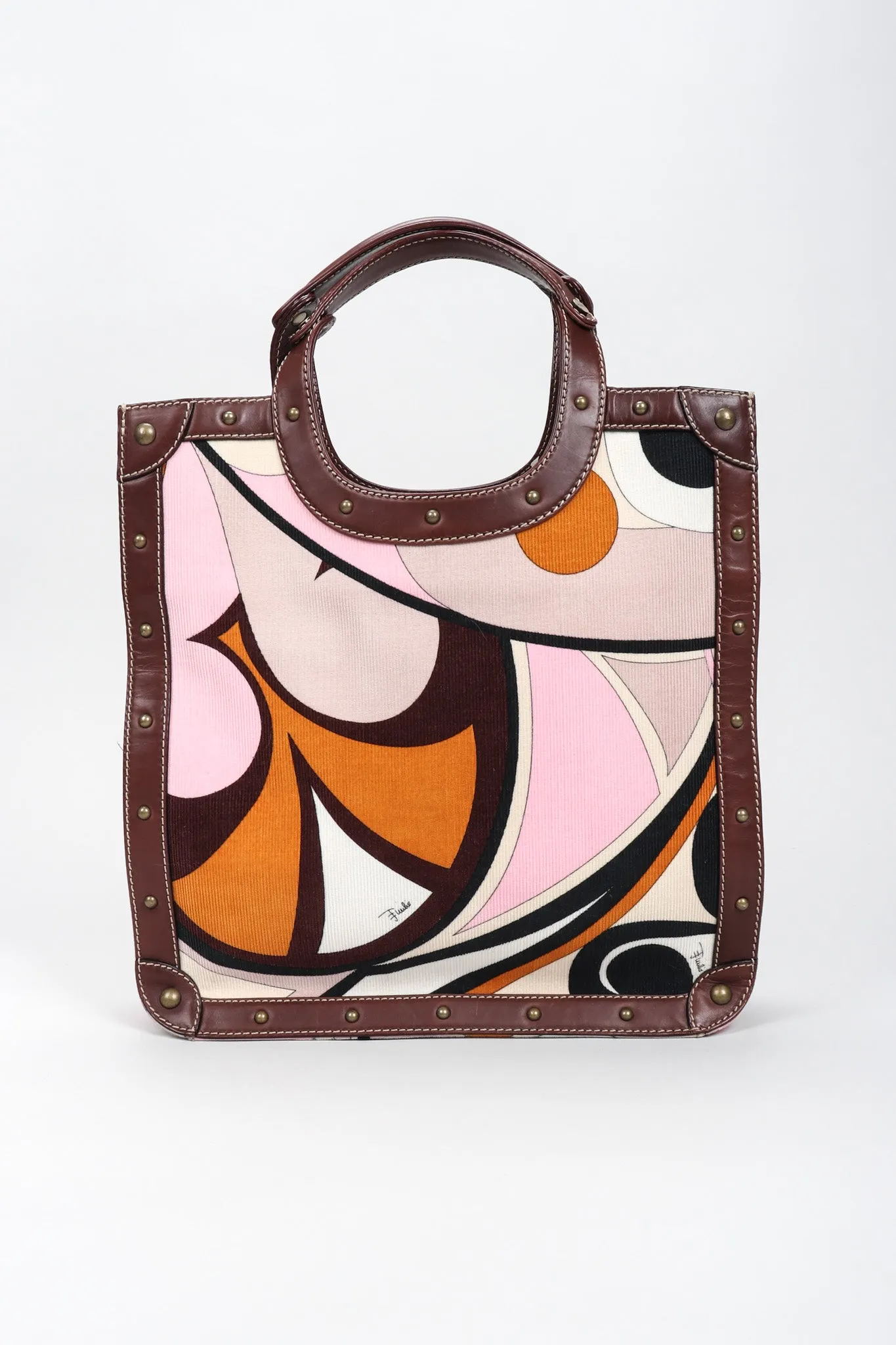 Corduroy Print Tote Bag