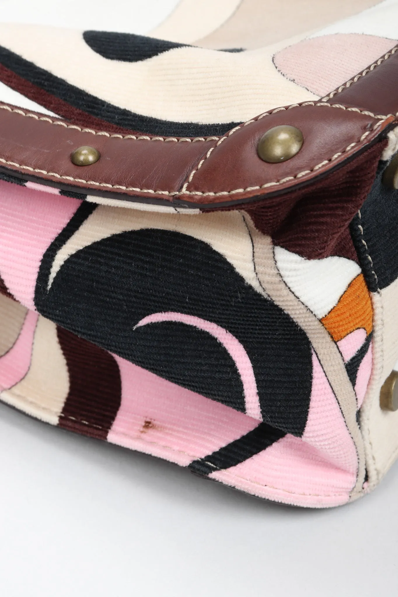 Corduroy Print Tote Bag