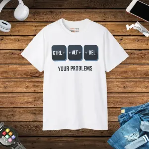 Ctrl Alt Delete Unisex Ultra Cotton Tee Transform Style