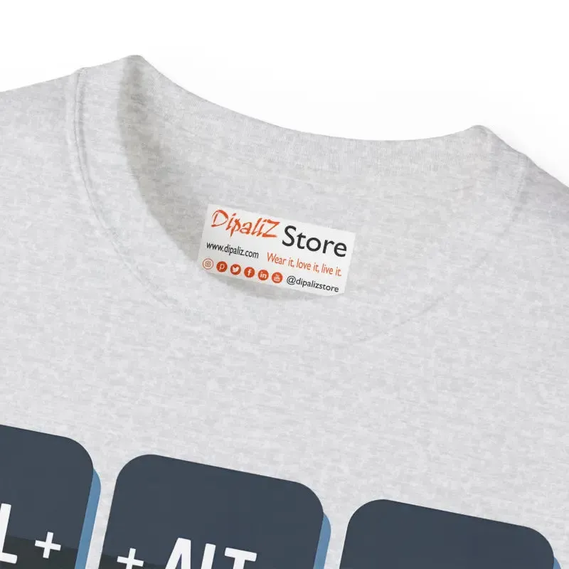 Ctrl Alt Delete Unisex Ultra Cotton Tee Transform Style