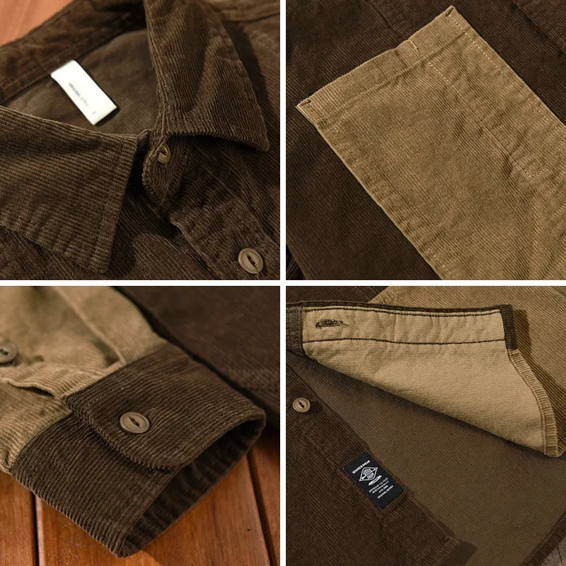 Dan – Men's Casual Corduroy Shirt