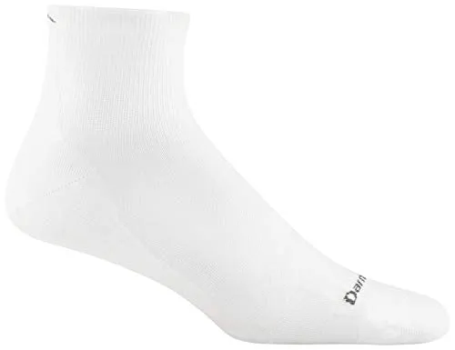 Darn Tough Mens 1034 Run 1/4 Crew Ultra-Lightweight Merino Wool Socks
