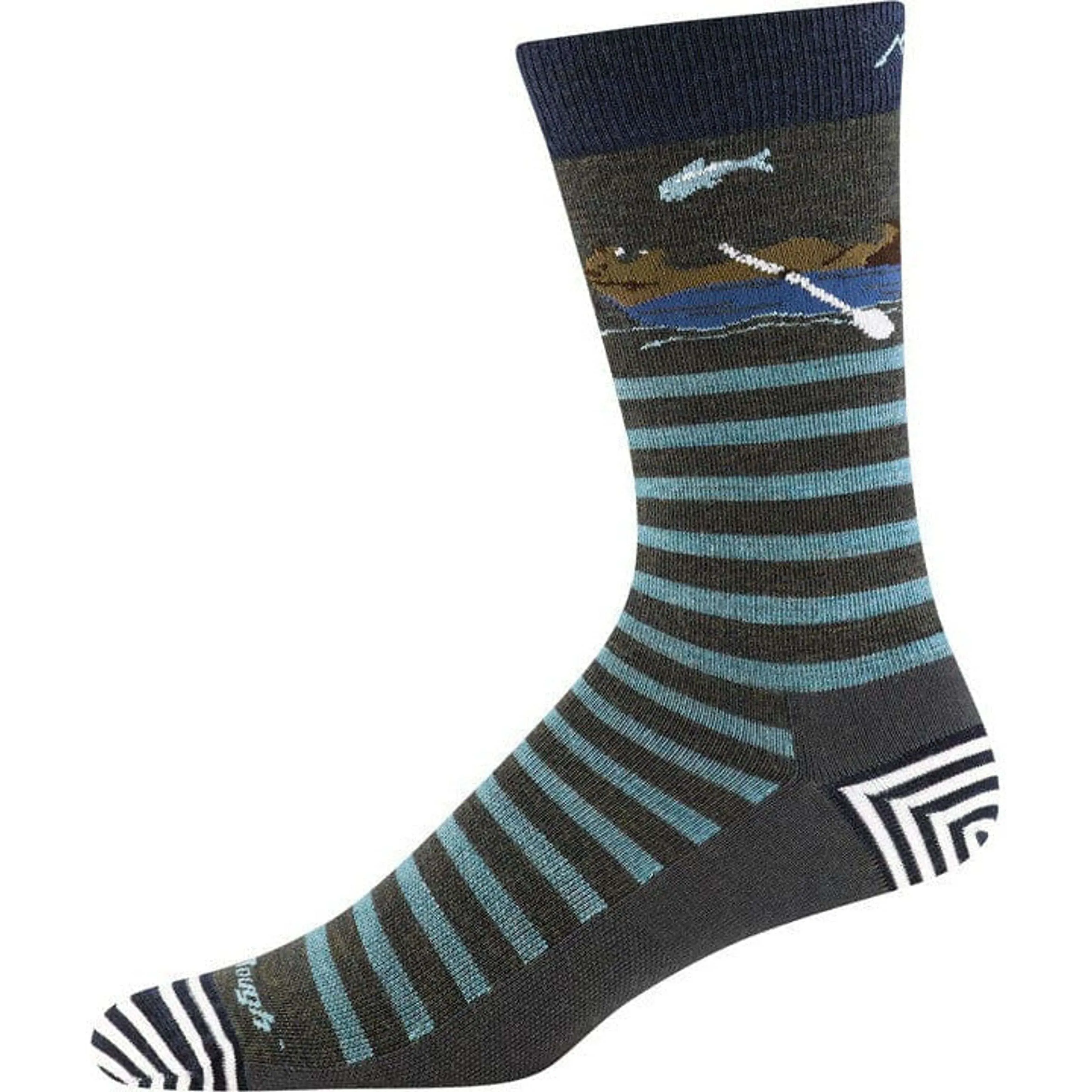 Darn Tough Mens Animal Haus Crew Lightweight Lifestyle Socks - Clearance