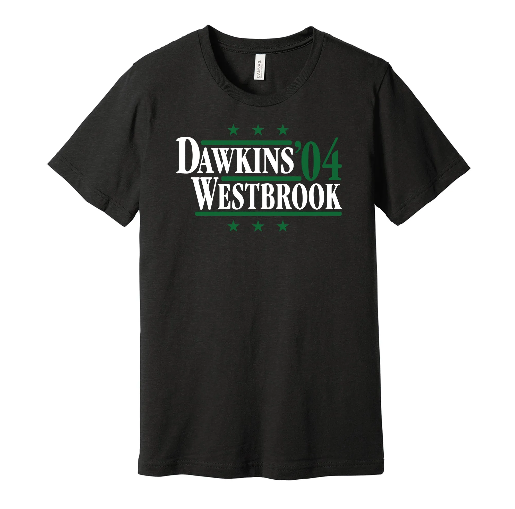 Dawkins & Westbrook '04 - Philadelphia Legends Political Campaign Parody T-Shirt - Hyper Than Hype Shirts