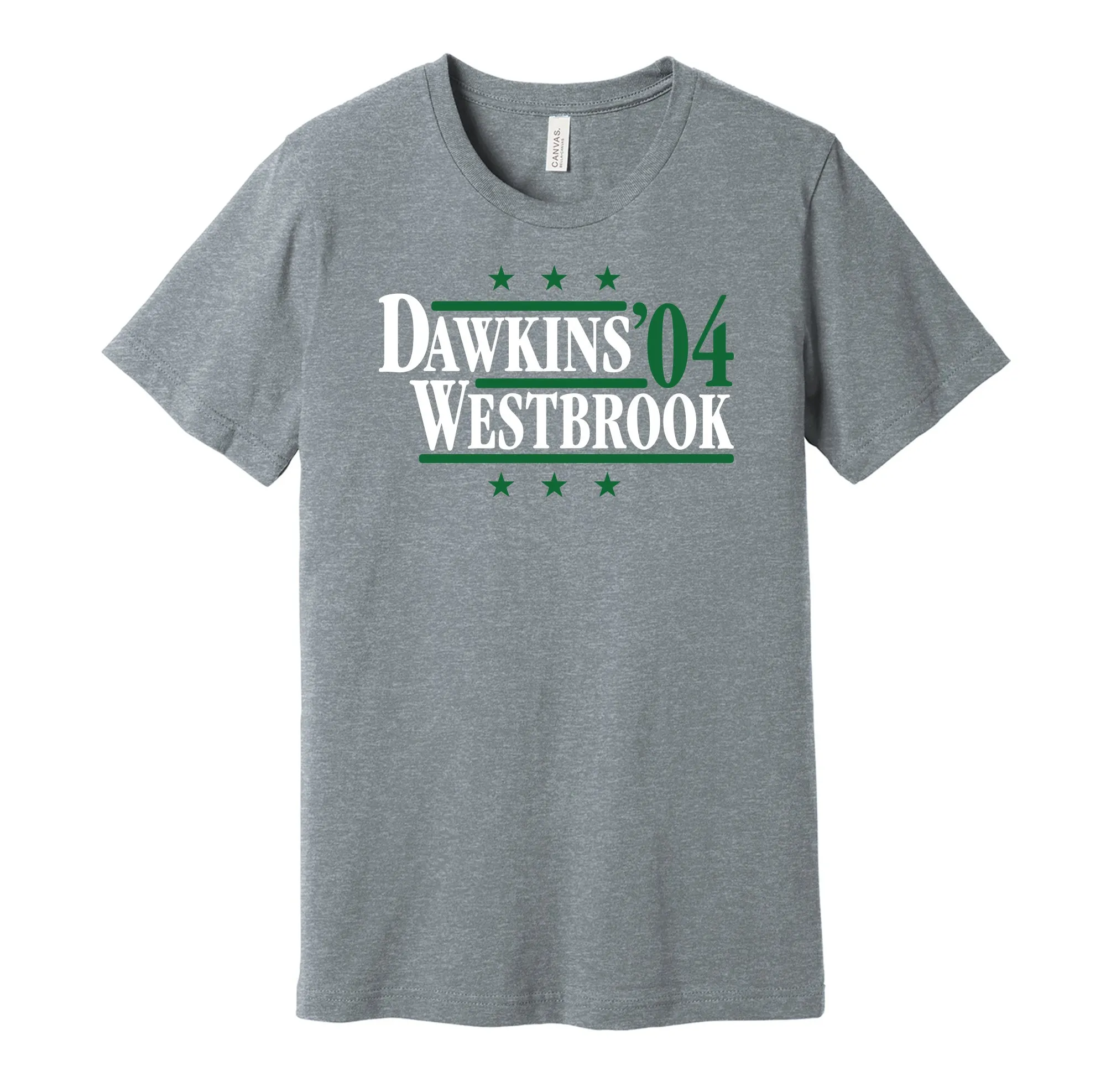 Dawkins & Westbrook '04 - Philadelphia Legends Political Campaign Parody T-Shirt - Hyper Than Hype Shirts