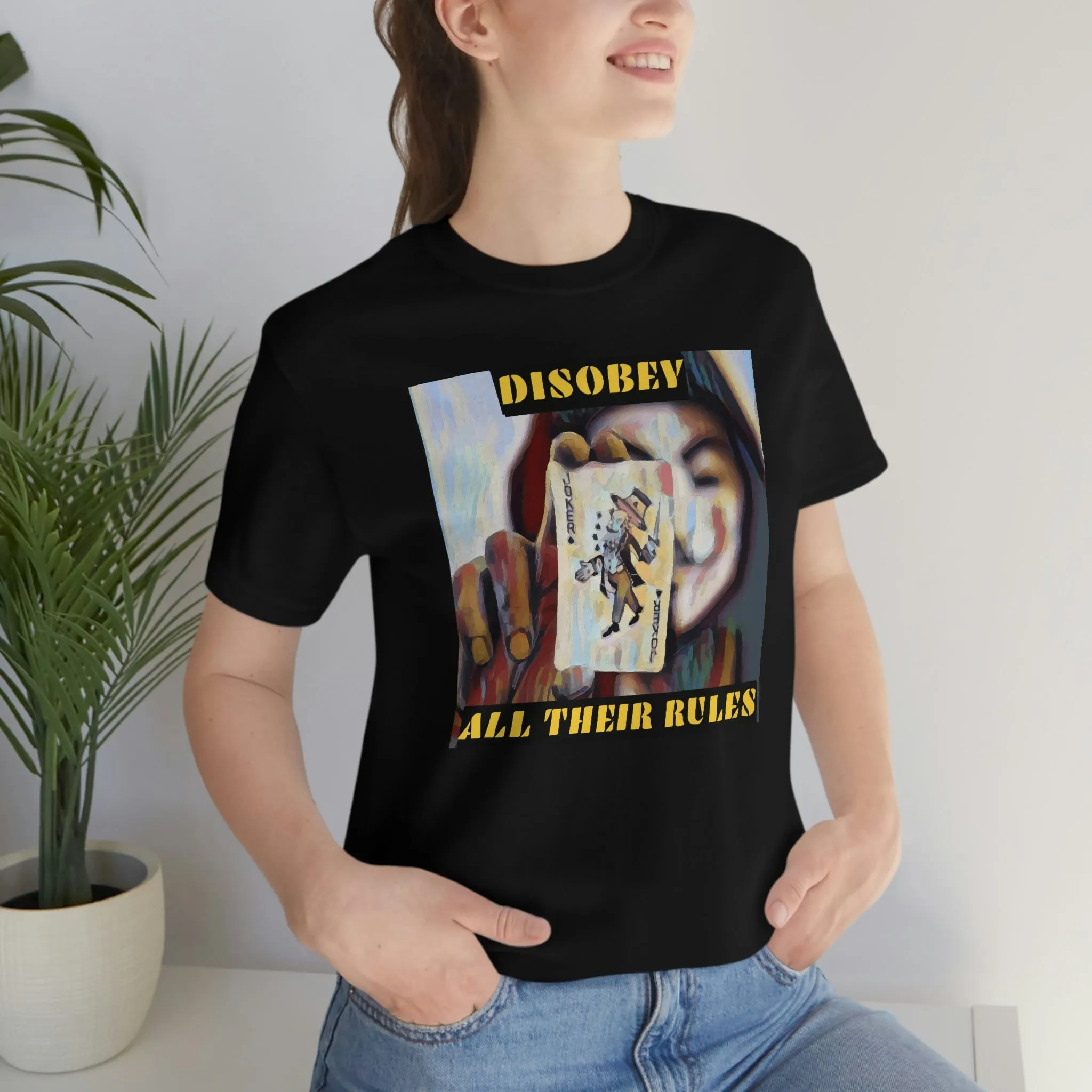 Disobey All Their Rules Short Sleeve Tee