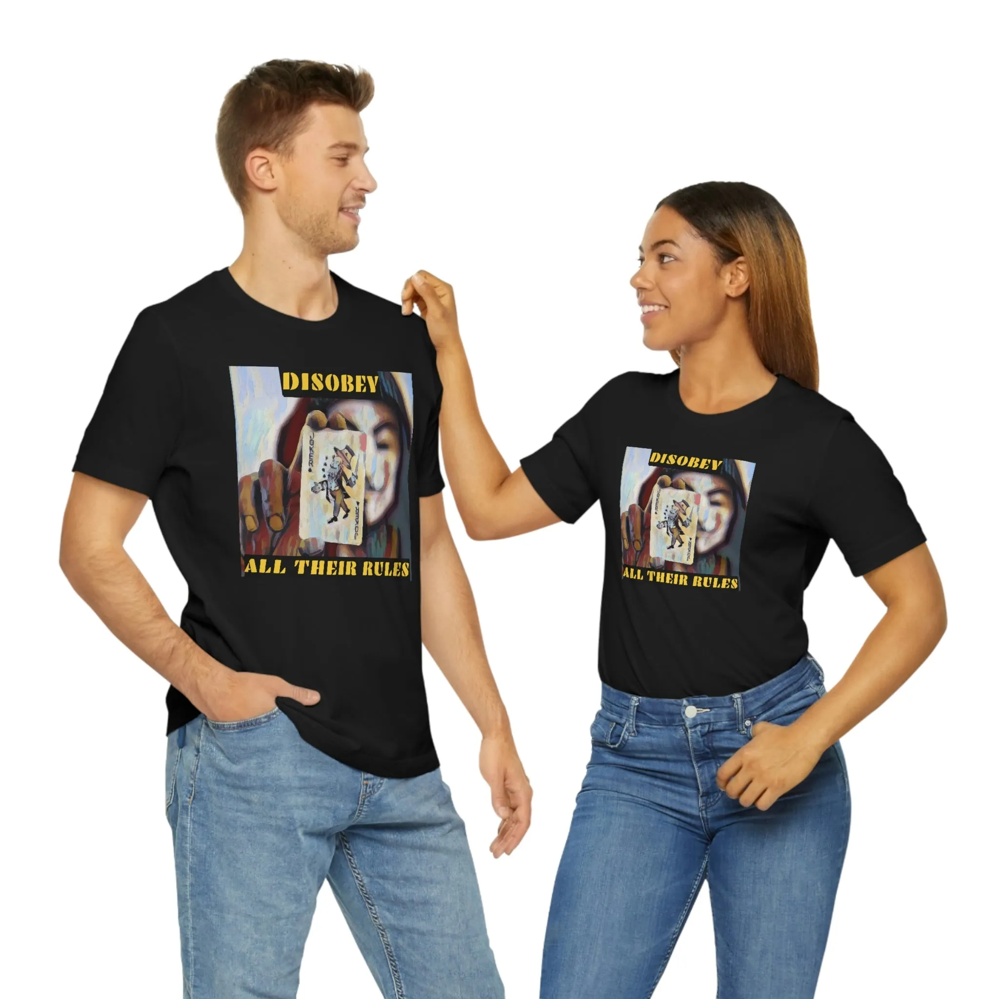Disobey All Their Rules Short Sleeve Tee