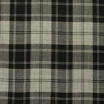 Douglas Grey Modern Tartan Neck Tie