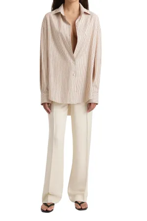 En Vau Shirt - Pinstripe Blush