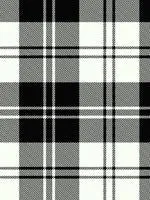 Erskine Black&White Modern Tartan Neck Tie