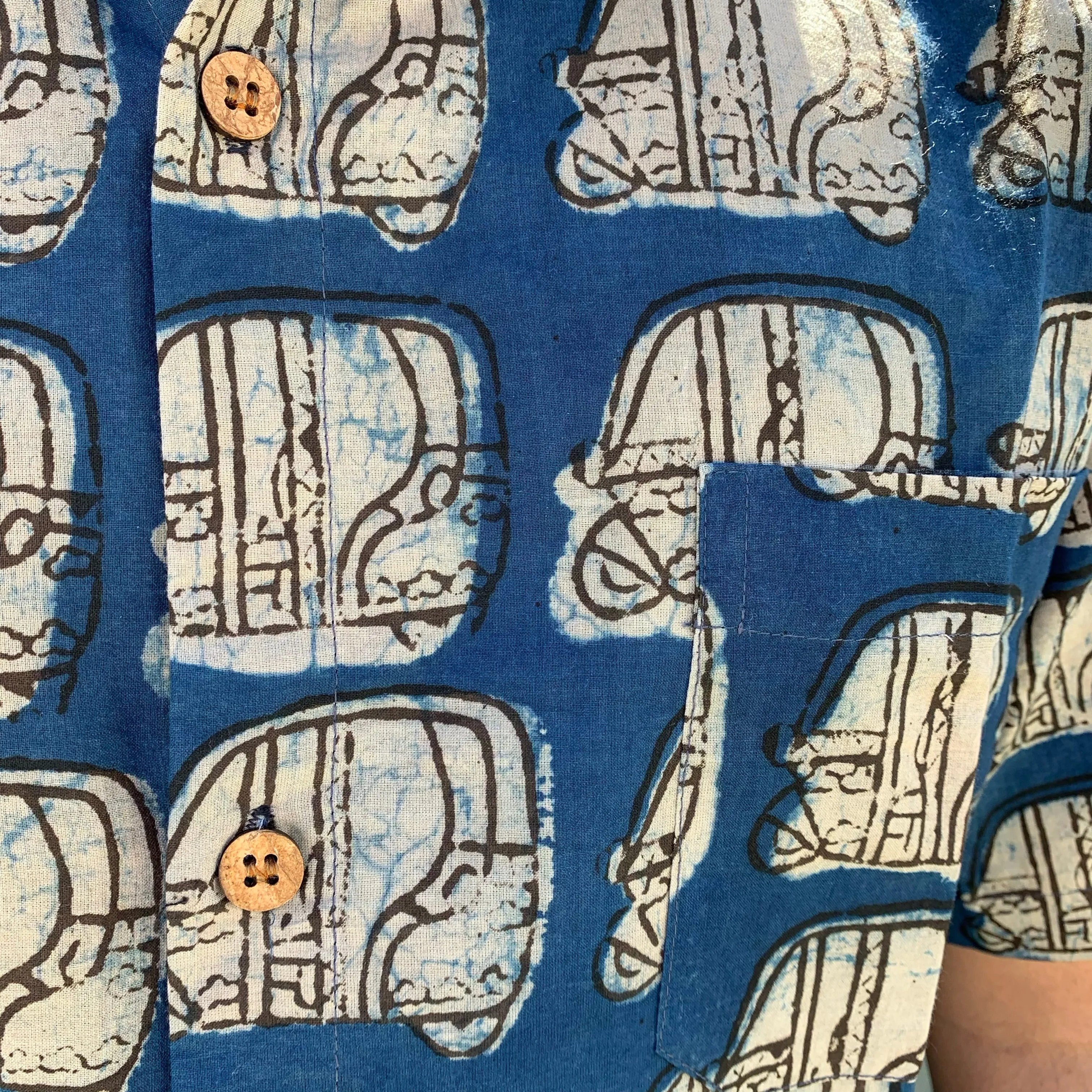 Fair Trade Ethical Cotton Shirt in Took Took Design