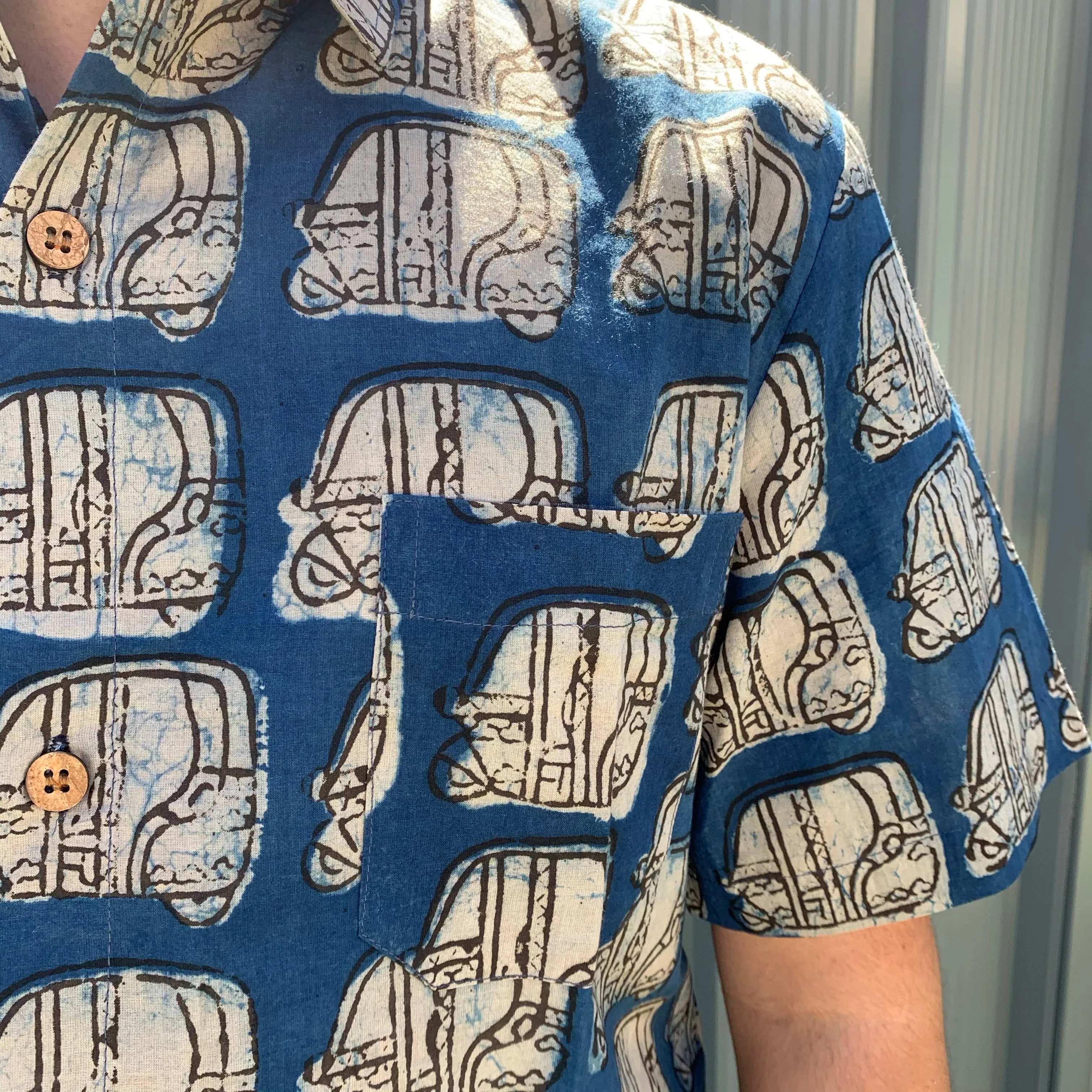 Fair Trade Ethical Cotton Shirt in Took Took Design