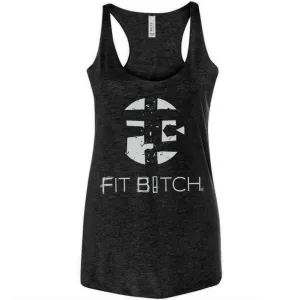 Fit Bitch - Racerback - Tri-blend - Logo
