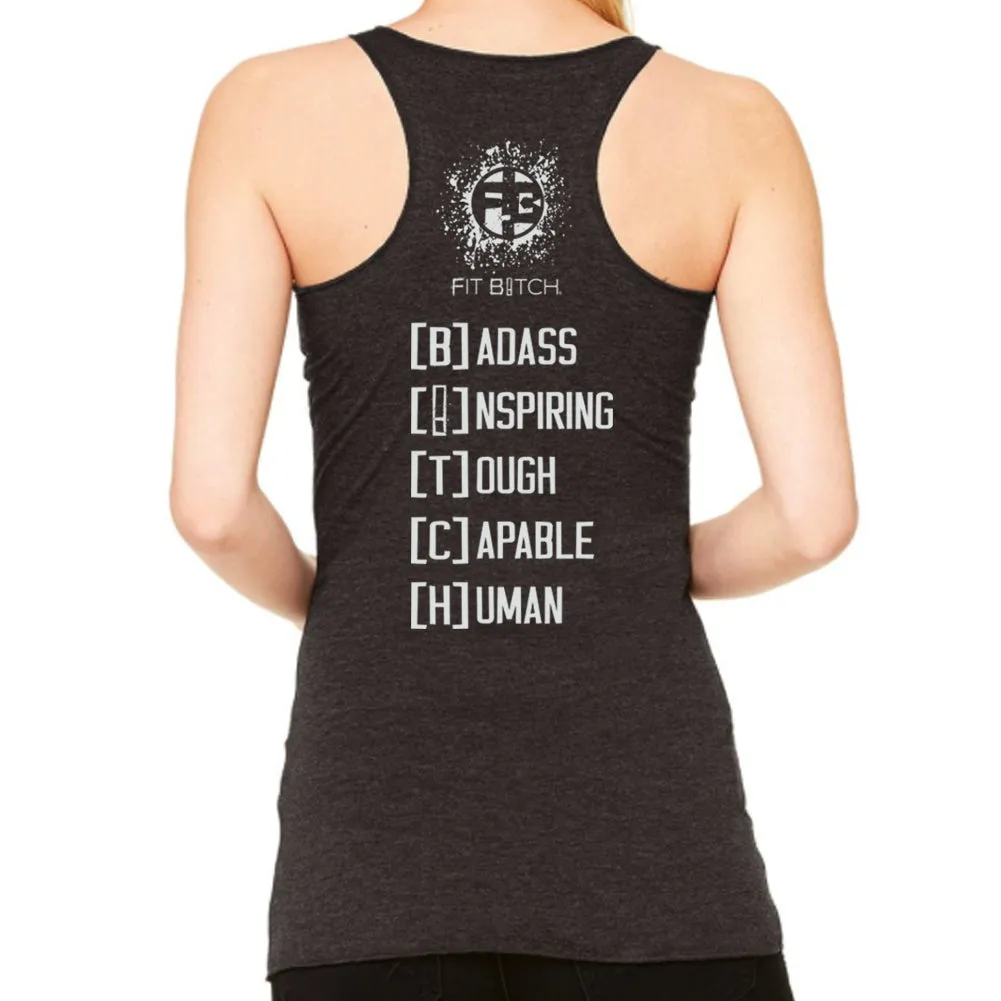 Fit Bitch - Racerback - Tri-blend - Logo
