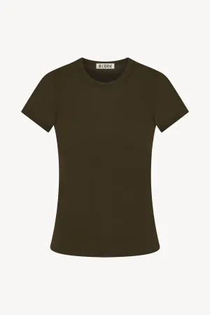 FITTED CREWNECK SHORT SLEEVE T-SHIRT
