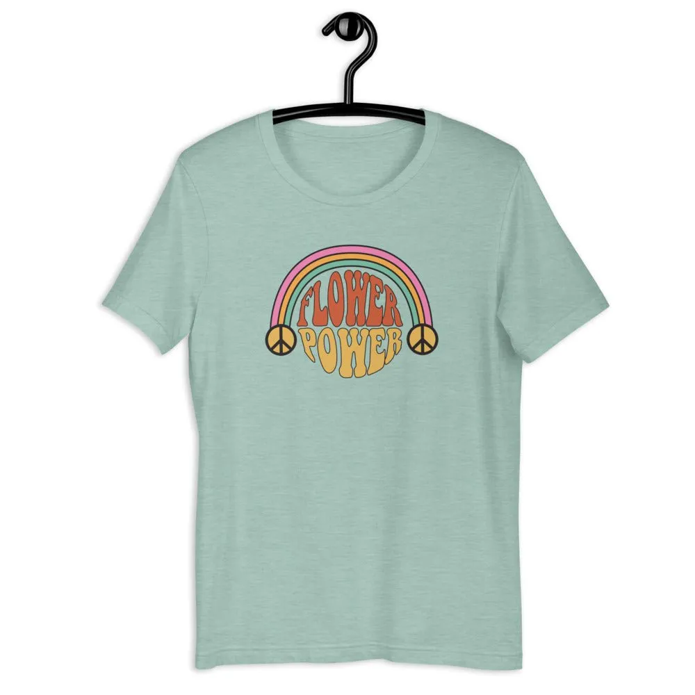 Flower Power Short-Sleeve Unisex T-Shirt