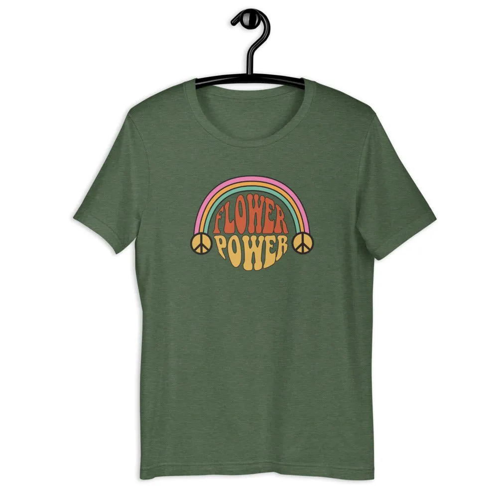 Flower Power Short-Sleeve Unisex T-Shirt