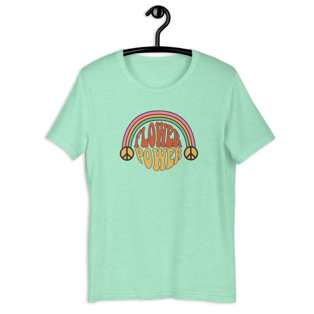 Flower Power Short-Sleeve Unisex T-Shirt