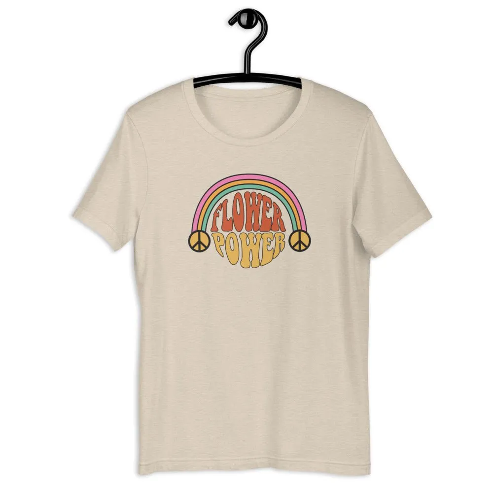 Flower Power Short-Sleeve Unisex T-Shirt