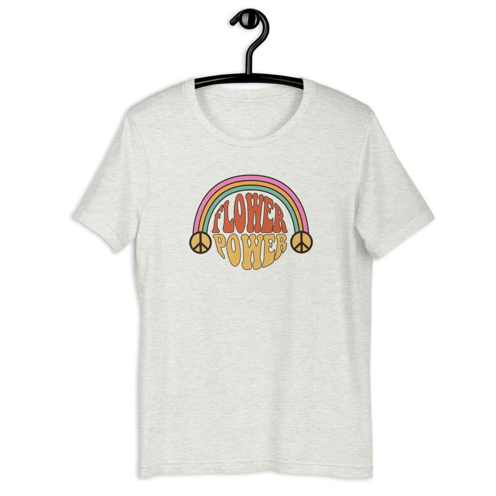 Flower Power Short-Sleeve Unisex T-Shirt