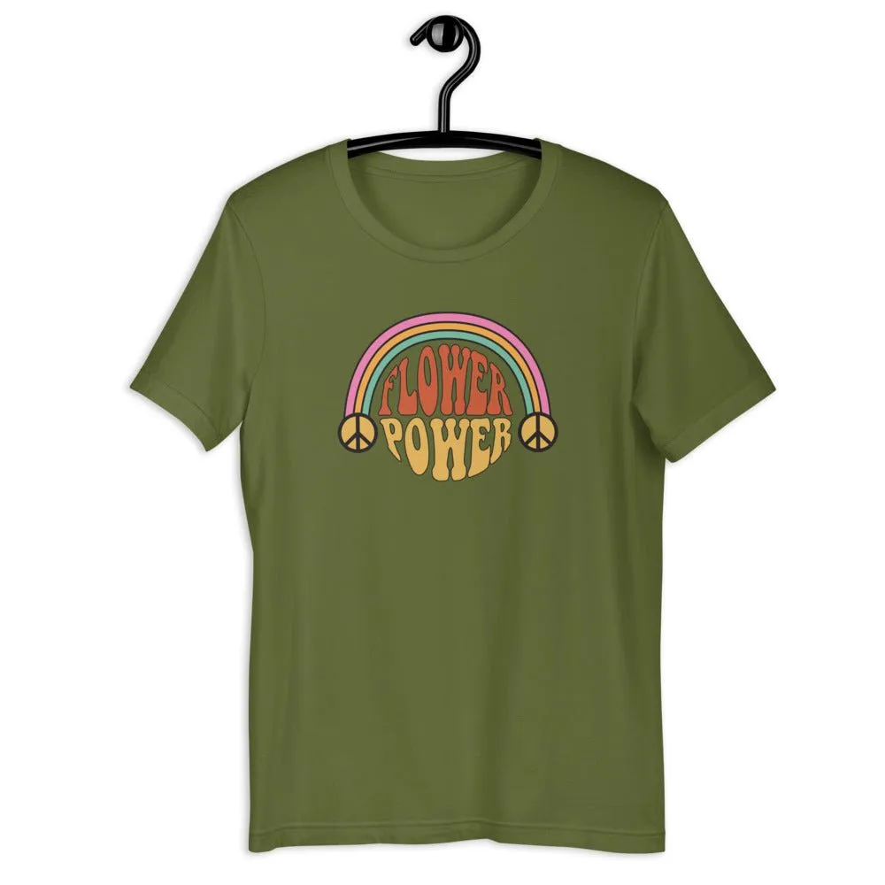 Flower Power Short-Sleeve Unisex T-Shirt