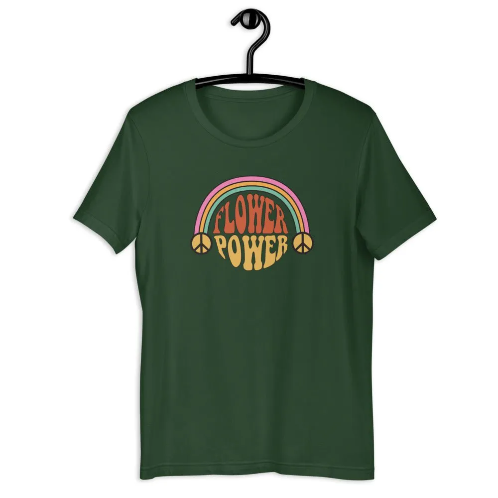 Flower Power Short-Sleeve Unisex T-Shirt