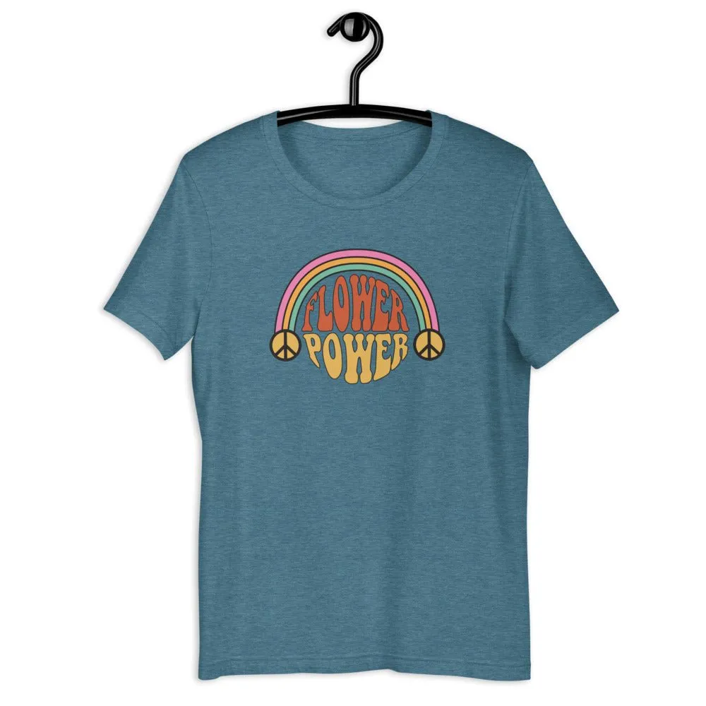 Flower Power Short-Sleeve Unisex T-Shirt