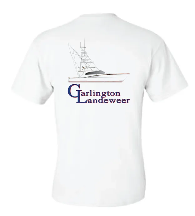 Garlington Yachts NEW 48' Line Drawing Short Sleeve Shirt
