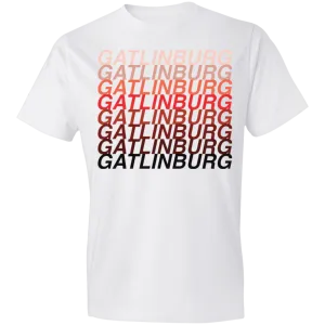 Gatlinburg Red Ombre - Men's Tee
