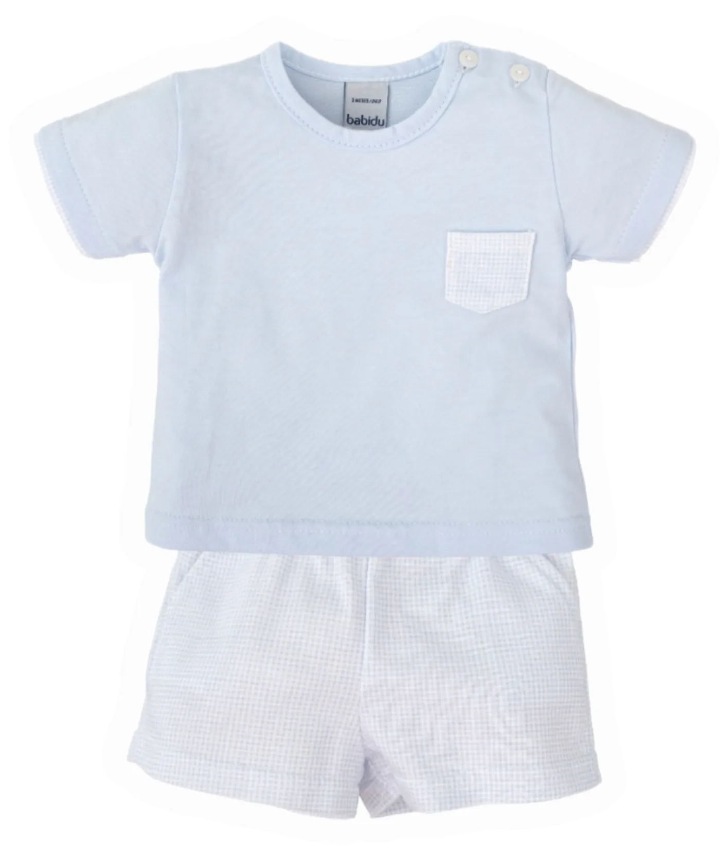 Gingham Knit Bloomers/Shorts Set