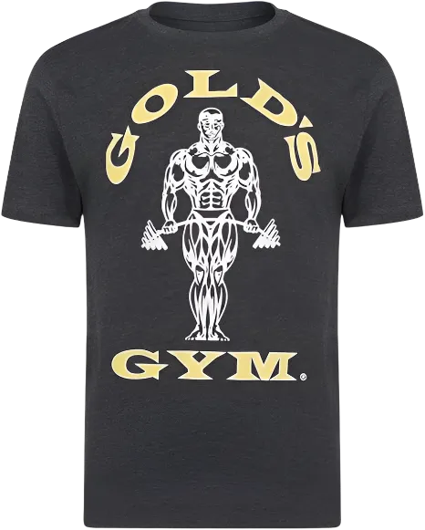 Gold's Gym Muscle Joe T-Shirt Charcoal Marl