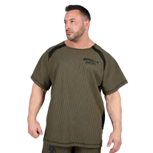 Gorilla Wear Augustine Old School Work Out Top - Army Green