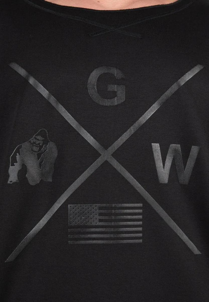 Gorilla Wear Sheldon Work Out Top - Black