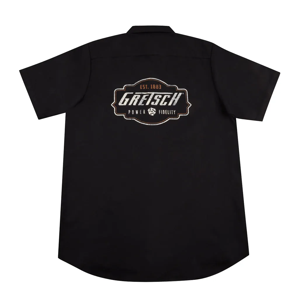Gretsch Biker Work Shirt - Black - M