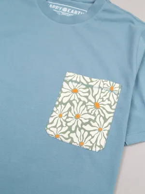 Groovy Flowers Pocket Tee
