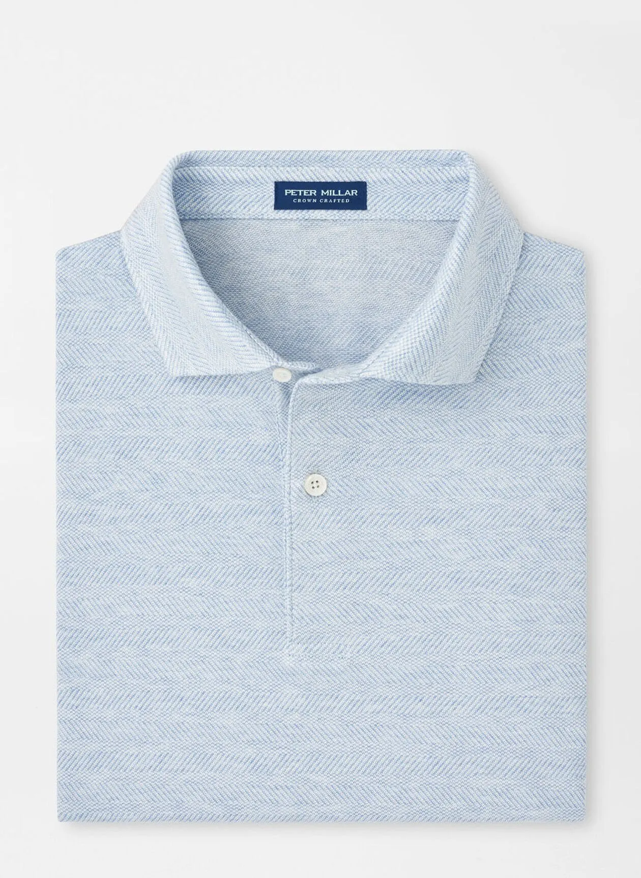 Harris Herringbone Knit Polo