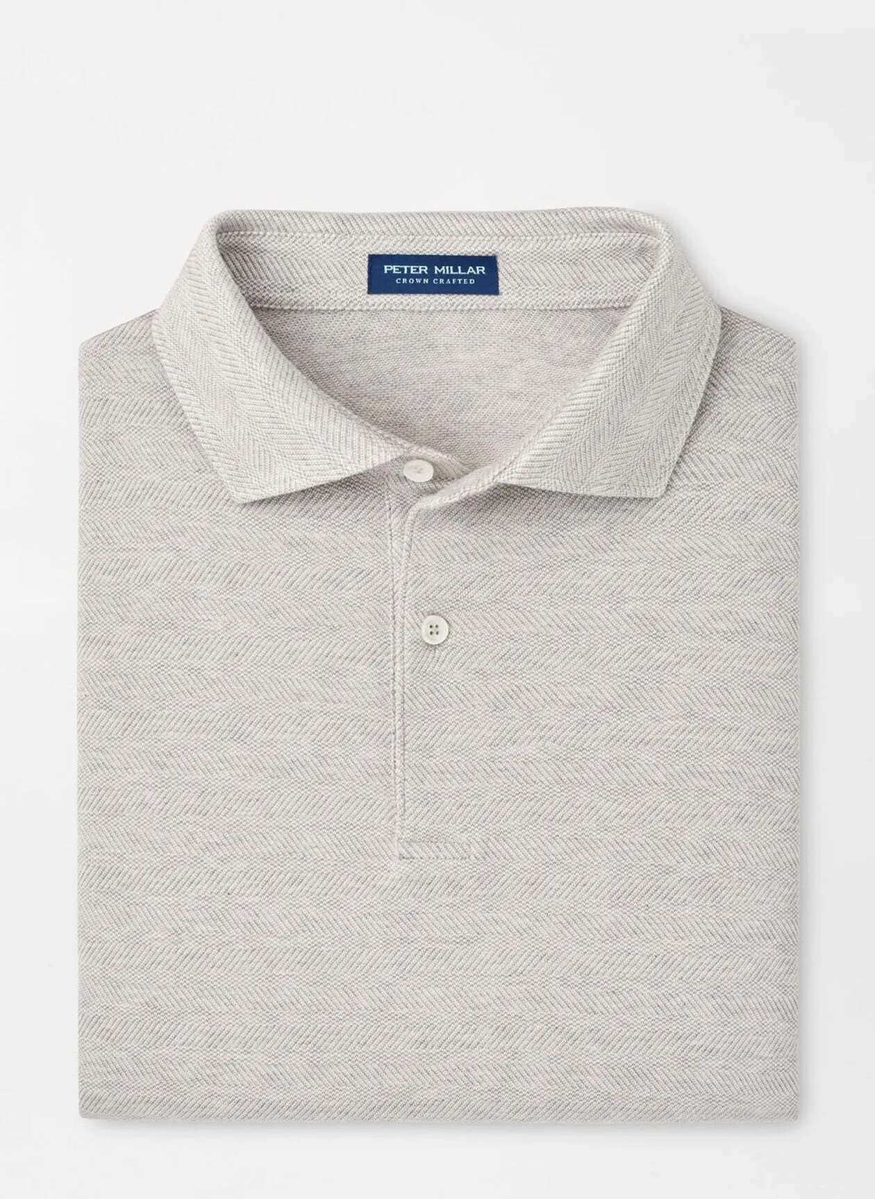 Harris Herringbone Knit Polo