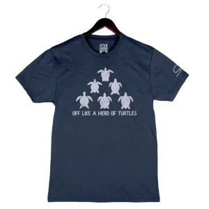 Herd of Turtles by Tupelo Honey - Unisex/Men's Crew - Navy