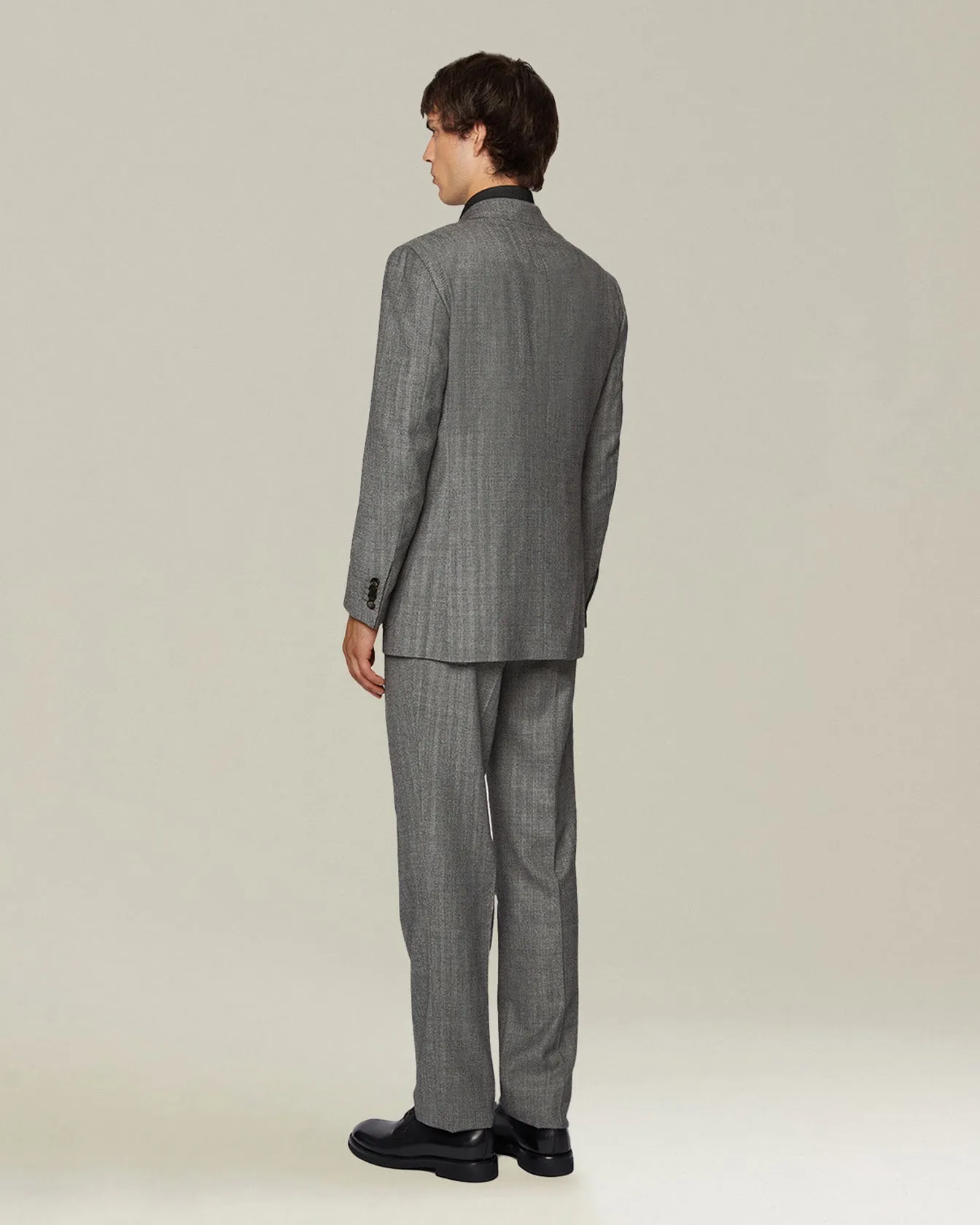 HERRINGBONE WOOL SUIT