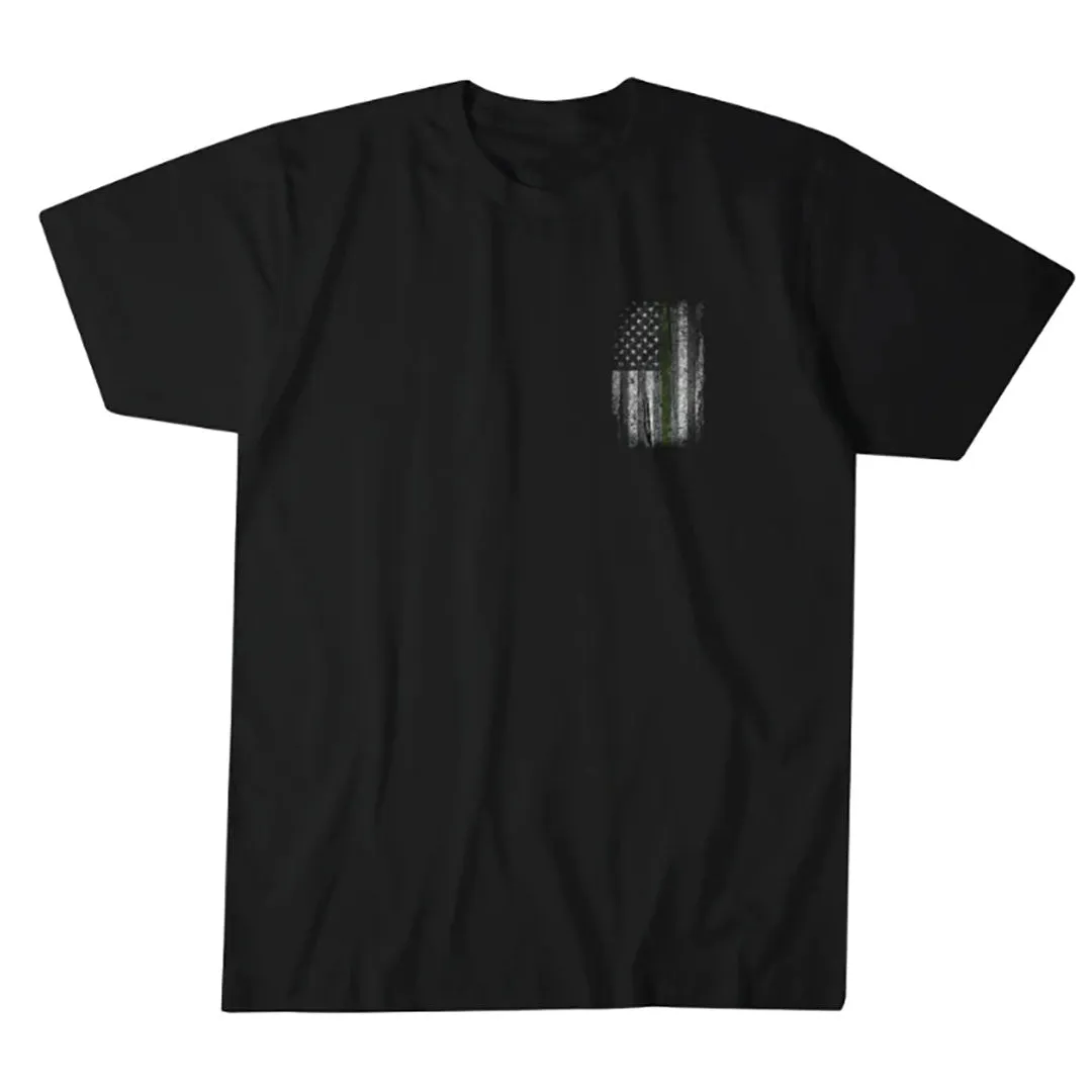 Howitzer Flag Defend  Short Sleeve Tee Black Shirt