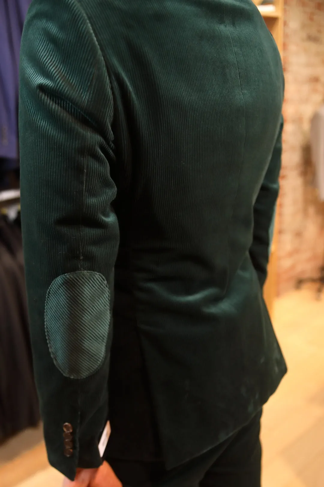 Hunter Green Corduroy Premium Suit