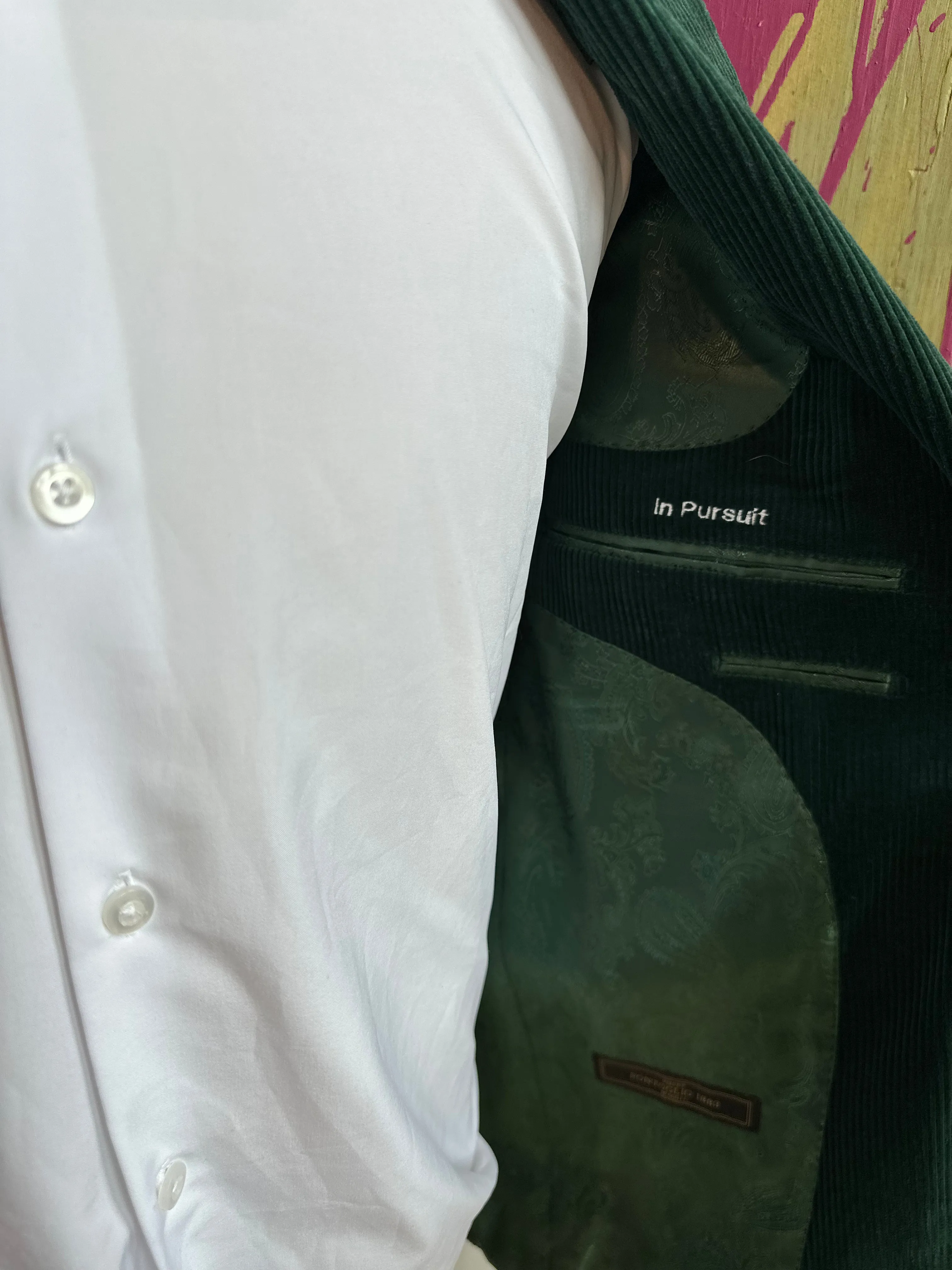 Hunter Green Corduroy Premium Suit