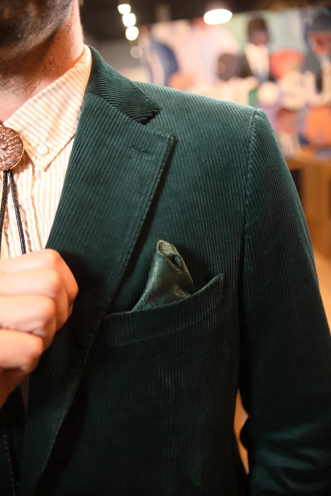 Hunter Green Corduroy Premium Suit
