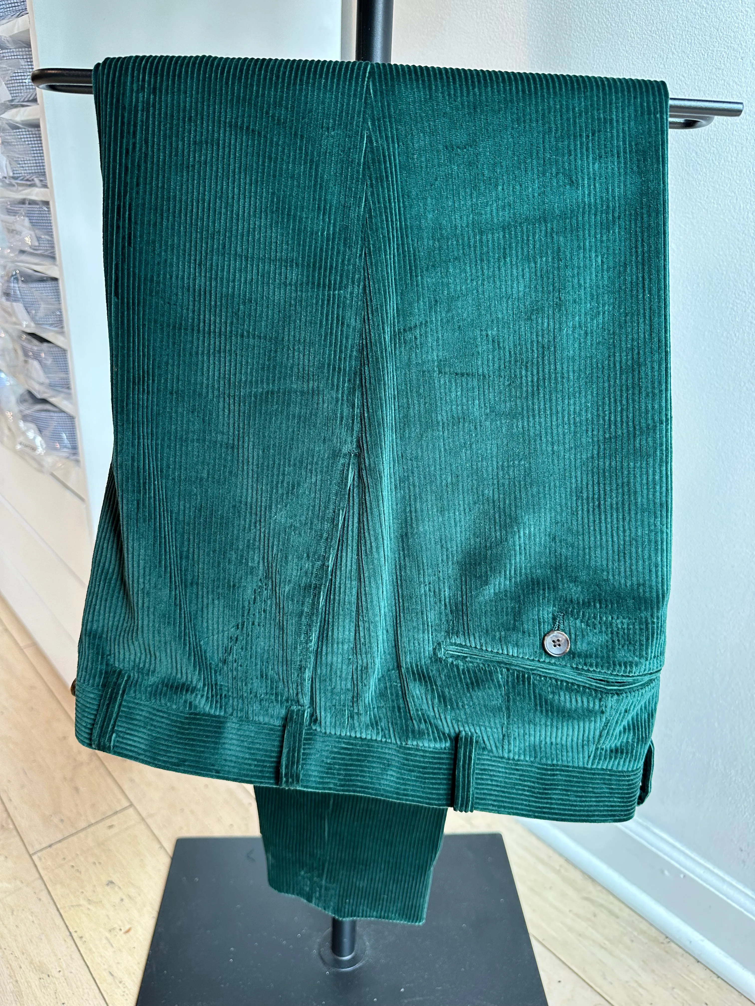 Hunter Green Corduroy Premium Suit